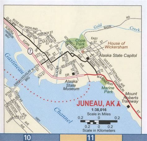 Printable Map Of Juneau Alaska
